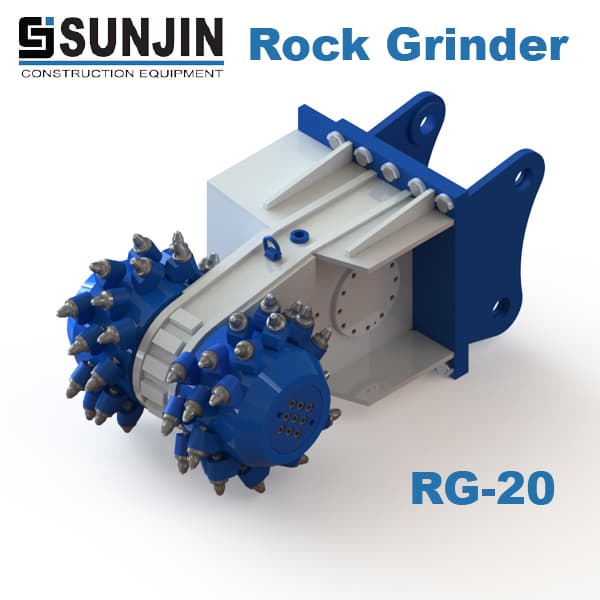 Rock Grinder_drum cutter_ RG20 _15_23t machine_